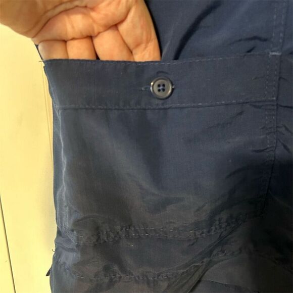 AFTCO Men's Cargo Fishing Shorts Navy Blue Size 44 Multiple Pockets - Picture 6 of 7